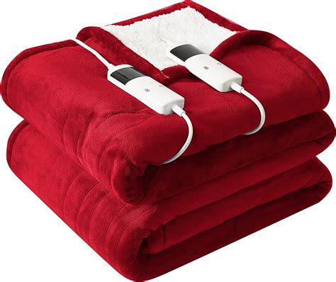 Buy Westinghouse Electric Blanket Heated Blanket | 10 Heating Levels & 1 to 12 Hours Heating Time Settings | Flannel to Sherpa Reversible 84x90 Queen Size | Machine Washable, Beige: Electric Blankets - Amazon.com …